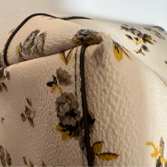 Coach Taylor Tote F87458 DKM86 Prairie Print Chalk Flowers Full Retail Style - Picture 12 of 16